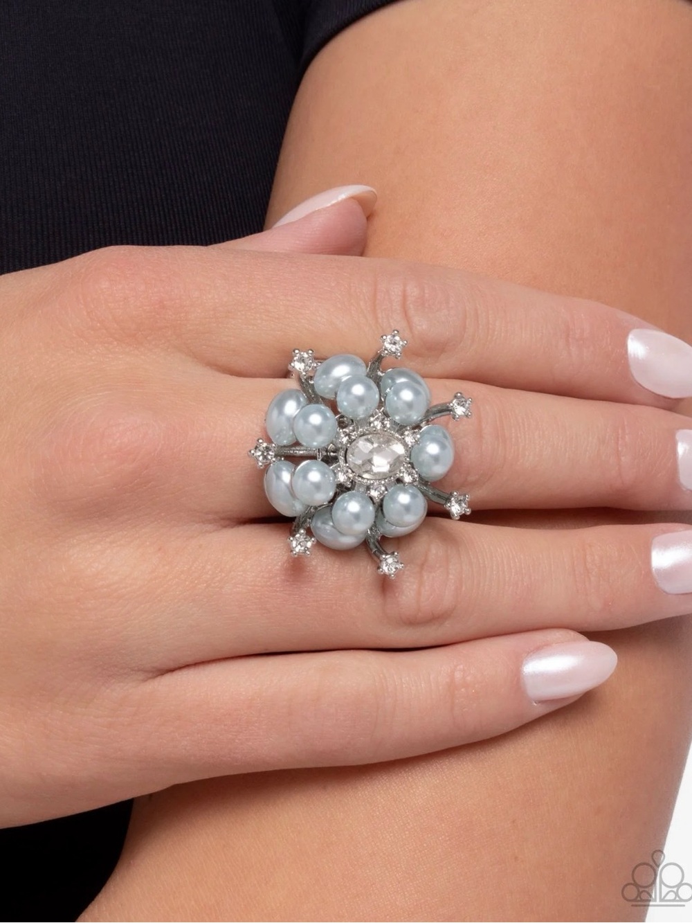 PAPARAZZI "HOPEFUL HEIRLOOM" BLUE RING